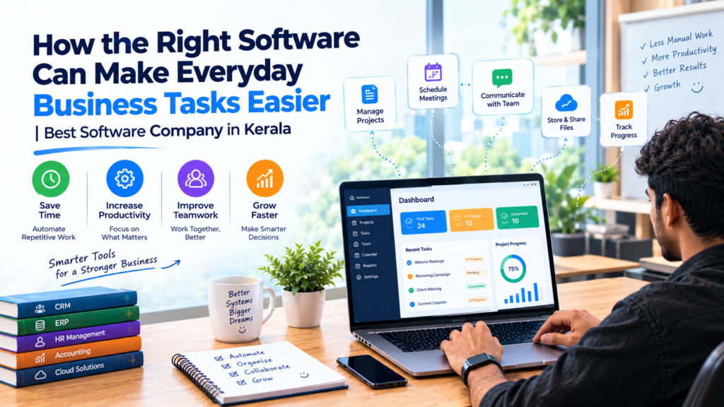 How the Right Software Can Make Everyday Business Tasks Easier | Best Software Company in Kerala